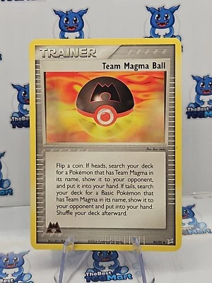 Team Magma Ball 80/95 EX Team Magma vs Team Aqua Pokemon LP  - Image 1 of 2