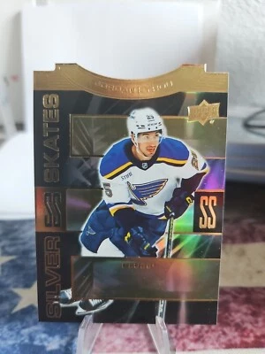 2023-24 Upper Deck Extended SS-29 GOLD Jordan Kyrou Silver Skates  - Image 1 of 2