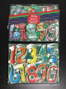 Juego de cortador de galletas de lata Fox Run 10 números x2 - Imagen 1 de 3