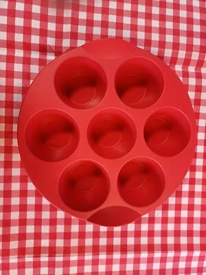 Tupperware * 7er Backform * Silikon * Cupcake * Muffinförmchen - Bild 1 von 2
