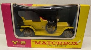 Vintage Lesney Matchbox Models of Yesteryear Y-5 1907 Peugeot, Original Box - Picture 1 of 2