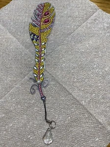 Bookmark Diamond Art Painted Feather - Picture 1 of 2