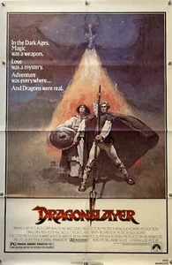 DRAGONSLAYER Original One Sheet Movie Poster - 1981 - Picture 1 of 10
