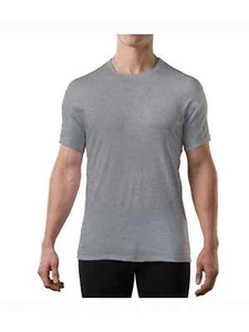 Mens Short Sleeve Crew Neck Tees, Heather Gray-3Pack, 100% Cotton, Free Shipping - Picture 1 of 7