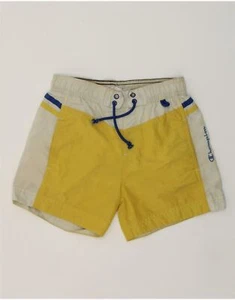 CHAMPION Boys Swimming Shorts 5-6 Years XS Yellow Polyamide AL10 - Picture 1 of 6