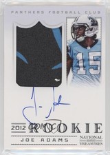 2012 Panini National Treasures Signature Materials /99 Joe Adams Rookie Auto RC