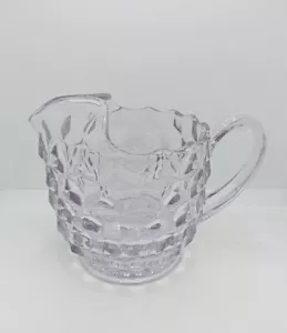 RARE Vtg Pake Purple Cubist Glass Squat Pitcher W/Ice Lip. - Picture 1 of 8