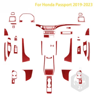 Honda Passport 2019-2023 Accesorios Rojo Fibra de Carbono Interior Panel Elevador - Imagen 1 de 55