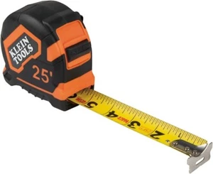 Klein Tools 9125 25 Foot Magnetic Double Hook Tape Measure - Picture 1 of 8