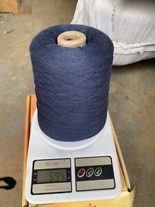 Cotton & Cashmere blend Yarn cone  color in blue #P2