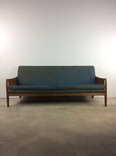 Mid Century Modern Walnut Frame Sofa by Drexel