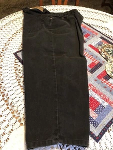 Bill Blass Women's Stretch Capri Jeans Black 12 Pre-Owned - Picture 1 of 4