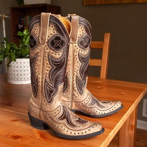 Old Gringo Granby Tan Brown Cowboy Boots Size 5.5 B - Picture 1 of 9