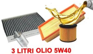 KIT 4 FILTRI TAGLIANDO OLIO 5W40 SMART I 1 SERIE 800 CDI 0.8 DIESEL - Foto 1 di 3
