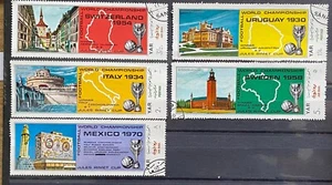 Yemen 1970 FIFA World Cup Mexico 5 Value Used V1008 - Picture 1 of 1