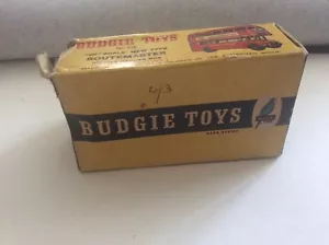 BUDGIE TOYS No 236 OO SCALE ROUTEMASTER DOUBLE DECKER BUS BOX MADE IN ENGLAND - Picture 1 of 12