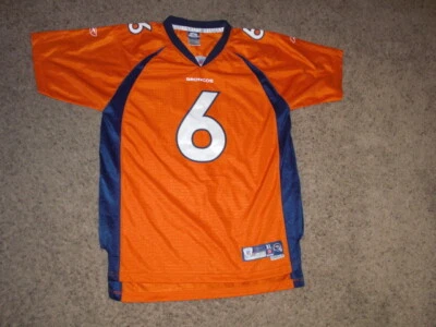Camiseta de fútbol cosida de los Denver Broncos Jay Cutler juvenil XL Reebok Foto 1 de 3