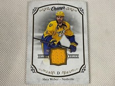 2015-16 Upper Deck Champ's Jerseys #JSW Shea Weber C Nashville Predators