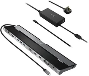 j5create USB-C Hub Triple Display Docking Station 100W PD Adapter 13in1 RRP £145 - Picture 1 of 8