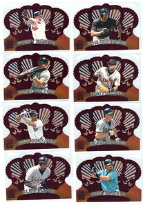 2000 CROWN ROYALE Red Lot "D" 8-Die Cut cards - Picture 1 of 2
