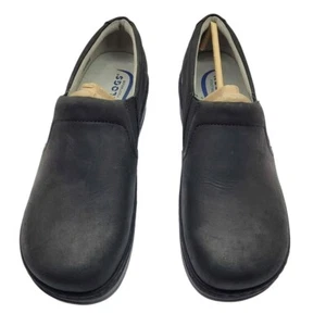 Klogs Naples Women's Size 11 Wide Width Black Oiled Leather Soft Toe Non-Slip - Picture 1 of 9