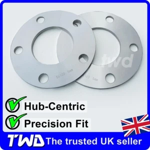 DISTANZIATORI RUOTE IN LEGA 5 MM PER BMW SERIE 3 (5x120/72,6) SHIM HUB-CENTRIC [2CX] - Foto 1 di 7
