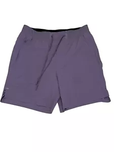 Lululemon License To Train Men's Lined Lavendar Purple Train Harder Shorts SizeL - Picture 1 of 12