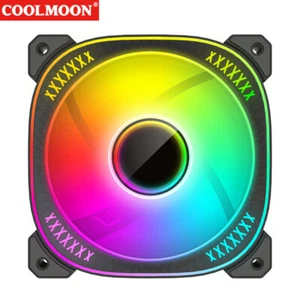 Refroidisseur CPU ARGB Cyclique Miroir Effet Lumière Ventilateur RGB Adressable pour Boîtier Ordinateur - Photo 1/15