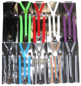 10 Colores Suspendedores elásticos en forma de Y Ajustables en forma de Y - Imagen 1 de 30