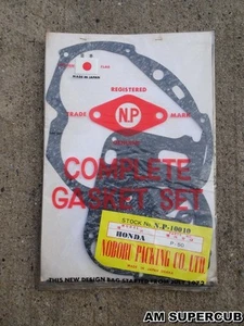 NOS Honda Moped Little P50 Complete Gasket Set NP NOBORU Genuine Japan - Picture 1 of 5