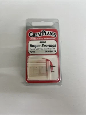 Original Great Planes FF RC Avión Parte #4270 Rodamientos de par de nailon para 3/32" Foto 1 de 2