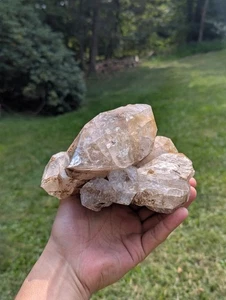 Natural Herkimer Diamond Crystal Cluster Display Specimen BIG - Picture 1 of 20