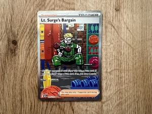 Lt. Surge's Bargain Mega Evolution 185/132 Pokemon 2025 SIR ENG - Bild 1 von 7