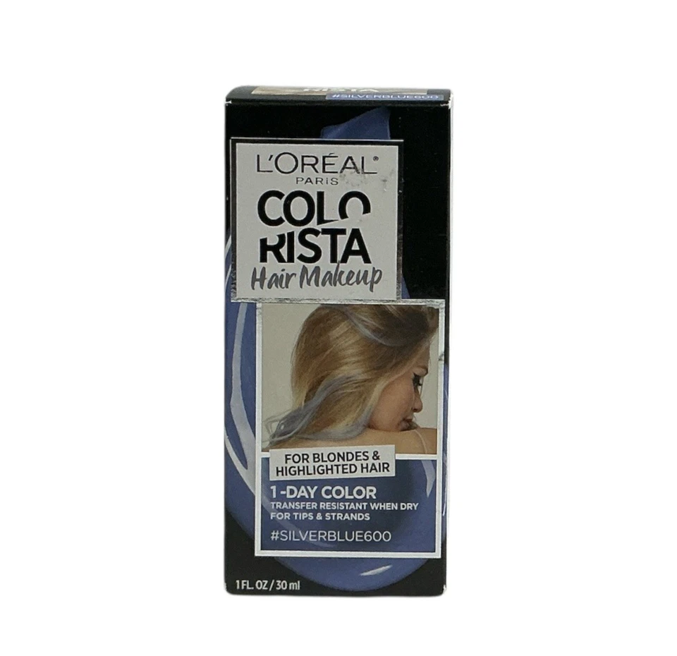 欧莱雅 COLO RISTA 金发和高光头发化妆 # 银色蓝色 600 — 第 1/2 张图片