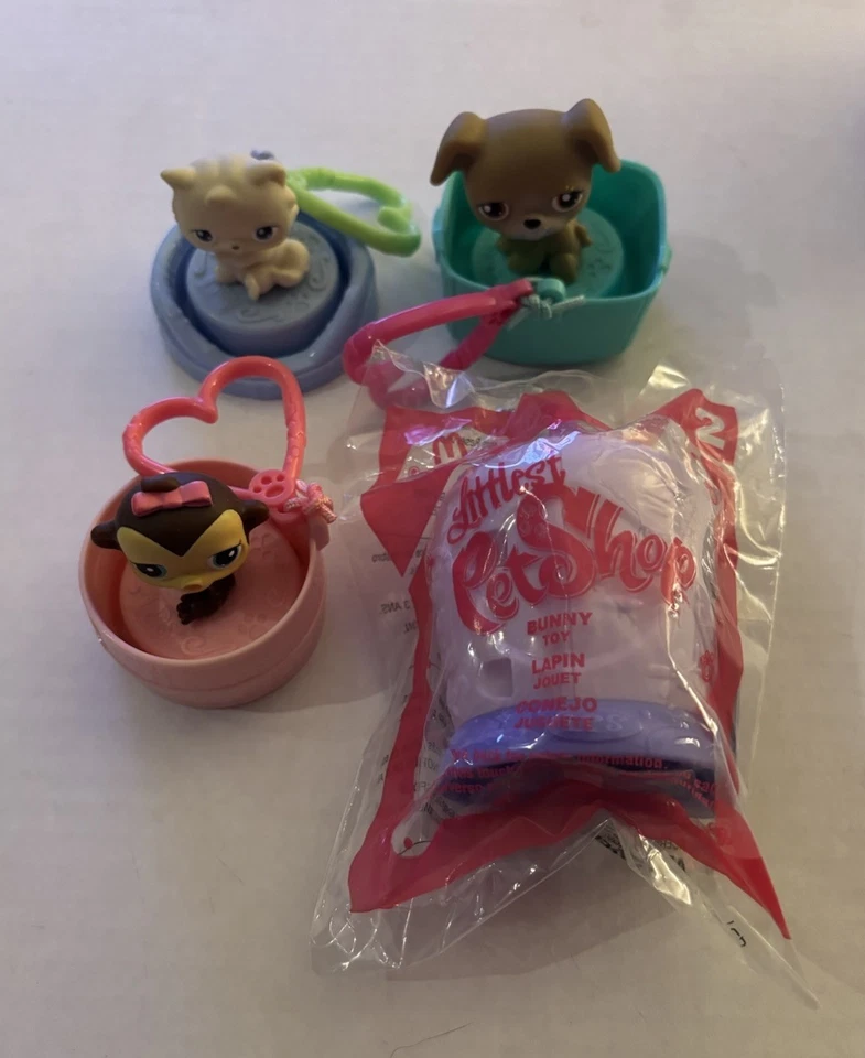 McDonalds Littlest Pet Shop 2009 lote de 4 Foto 1 de 1