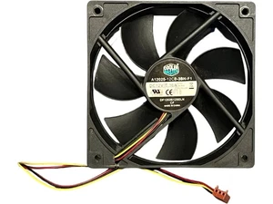 Cooler Master DF1202512SELN 120mm Black Computer Case Fan 3-Pin Connector - Picture 1 of 8