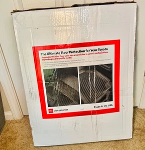 2013-2024 Toyota 4Runner OEM All Weather Floor Liners PT908-89160 3 Pcs Mats - Picture 1 of 10