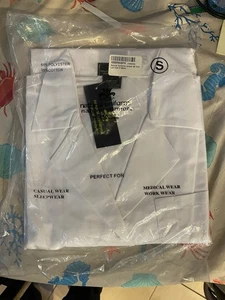 Natural Uniforms Unisex 40 inch Lab Coat Long Sleeve Professional, Small Size - Picture 1 of 6