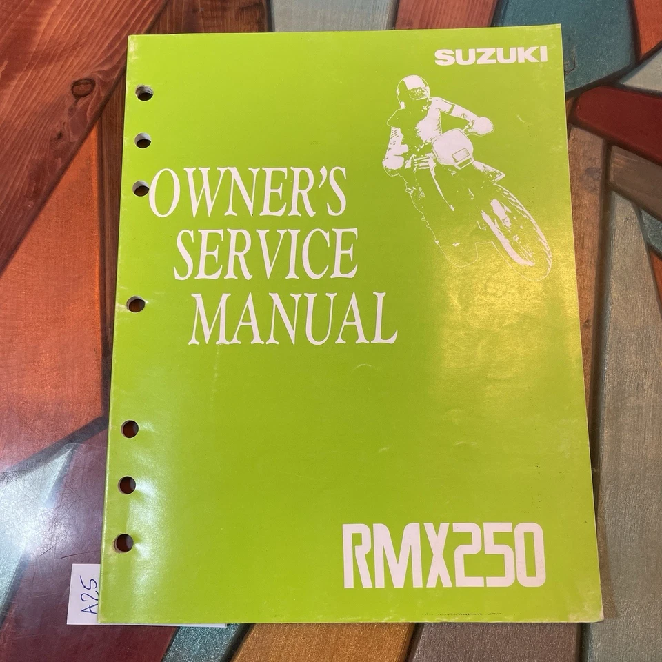 1991 Suzuki  RMX250 Owners Service Manual P/N 99011-05D53-03A Factory OEM  90-96 - Image 1 of 4