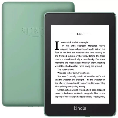 Amazon Kindle Paperwhite 2018 10th Generation 8GB WiFi Waterproof in Sage Green - Image 1 of 4