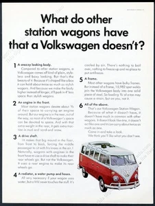 Foto de autobús VW Microbus 1966 6 buenas razones Volkswagen anuncio impreso vintage - Imagen 1 de 1