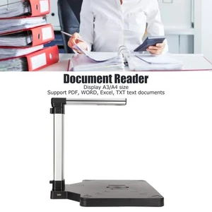 Document Scanner 3264x2448 A3/A4 Size Portable Document Camera OCR F NEW - Afbeelding 1 van 12