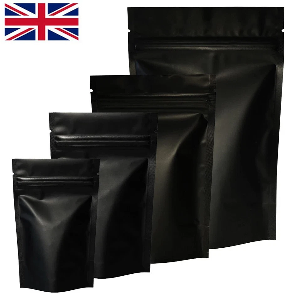 Mylar Bags Resealable Smell Proof Cali Food Seal Bags Stand-Up Pouch 3.5g 7g 14g