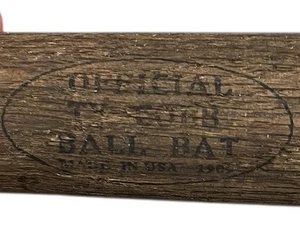 Antiguo bate de béisbol Ty Cobb 1909 29,5 pulgadas principios de 1900 vintage Detroit Tigers - Imagen 1 de 13
