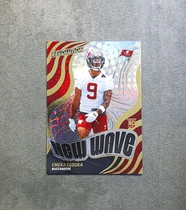 2025 Panini Revolution Football - #3 Emeka Egbuka (RC) New Wave - Bild 1 von 2