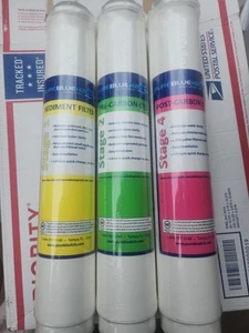 Pure Blue H2O Reverse Osmosis Water Filter System Replacement Filters 5-Count - Picture 1 of 1
