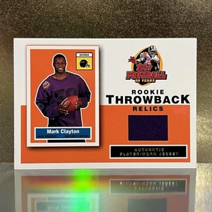 2005 Topps Rookie Throwback Relics • Mark Clayton #RT-MCL Baltimore Ravens • NM - Bild 1 von 2