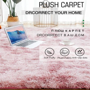 Fluffy Rug Thick Bedroom Carpets Anti-slip Floor Soft Lounge Rugs Large Carpets - Picture 1 of 52