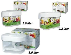 1.6 L, 2.2L, 3.0L Plastic Pickle Maker Press Tsukemono Container/ Made in Japan  - Picture 1 of 3