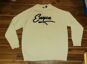 Suéter Acanalado Trenzado Logo Enyce De Colección Talla 3XLarge Y2K 3XL COLOR CREMA BONITO - Imagen 1 de 5
